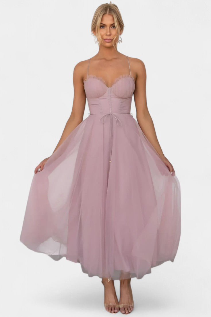 Eileen Vestido Midi de Tul