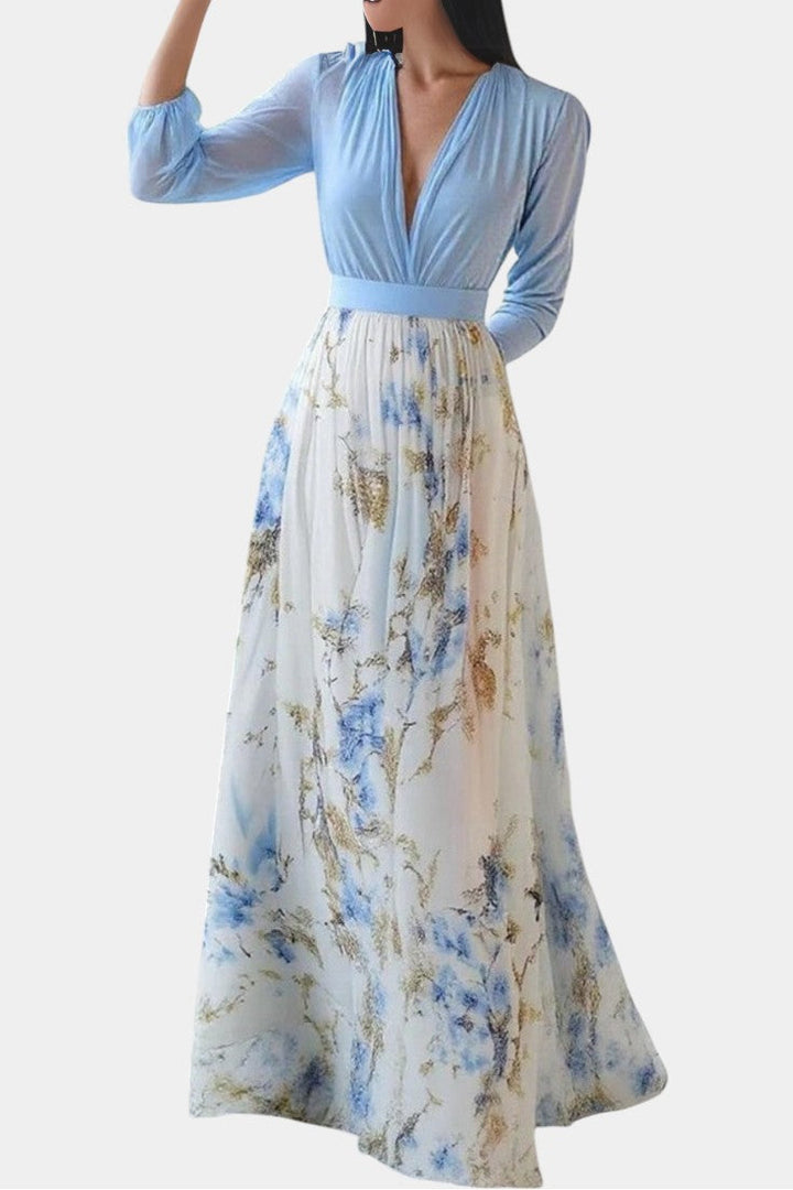 Eliane El vestido maxi de flores impresionantes