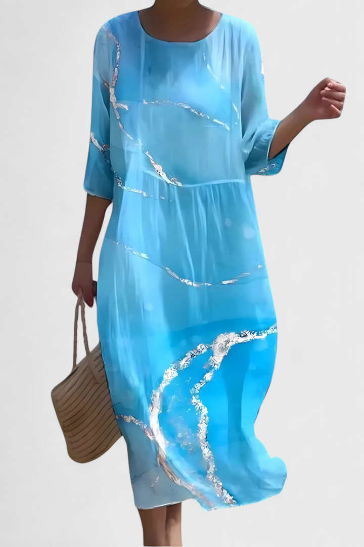 Karolina Vestido Floral Que Favorece la Figura
