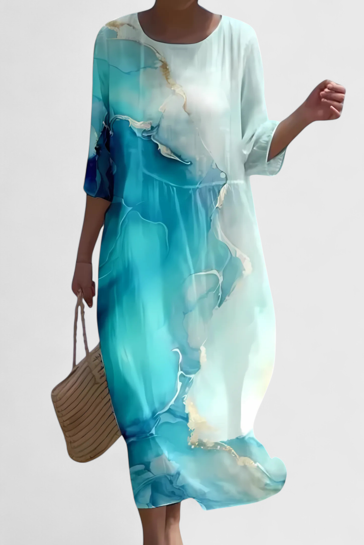 Karolina Vestido Floral Que Favorece la Figura