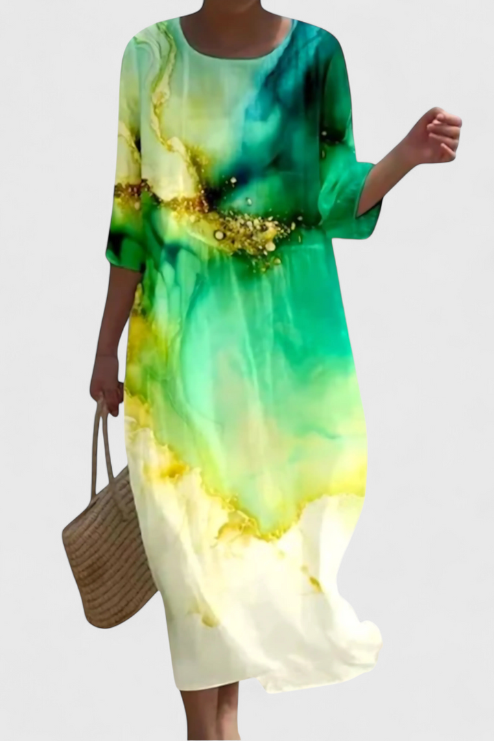 Karolina Vestido Floral Que Favorece la Figura