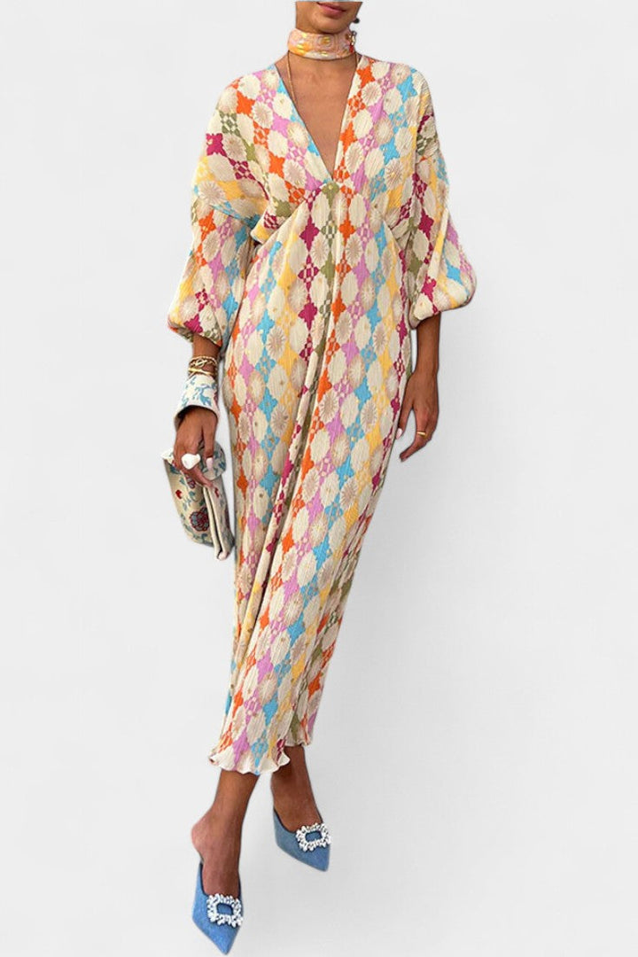 Shanice Vestido Maxi Suelto de Rayas