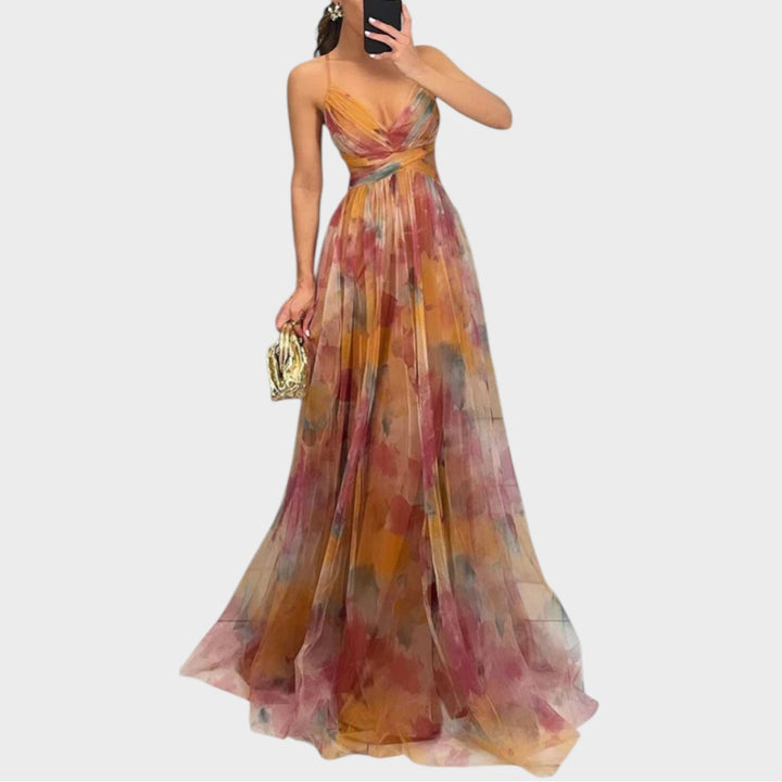 Cristina | Maxivestido floral para una elegancia sin esfuerzo