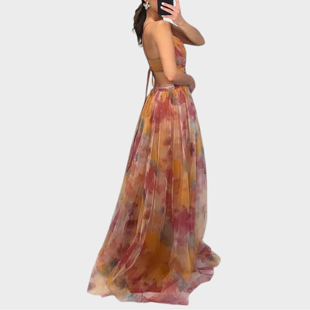 Cristina | Maxivestido floral para una elegancia sin esfuerzo