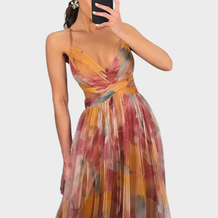 Cristina | Maxivestido floral para una elegancia sin esfuerzo