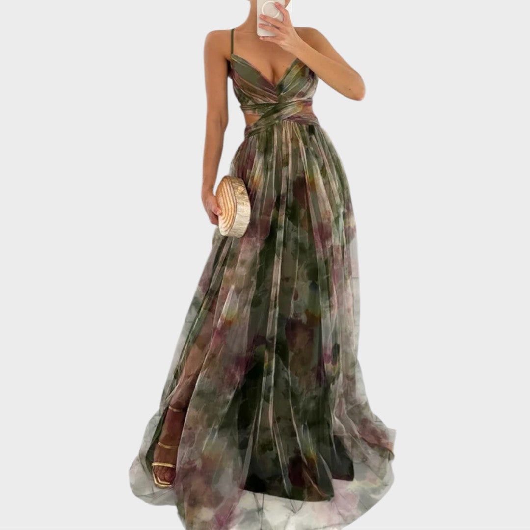 Cristina | Maxivestido floral para una elegancia sin esfuerzo