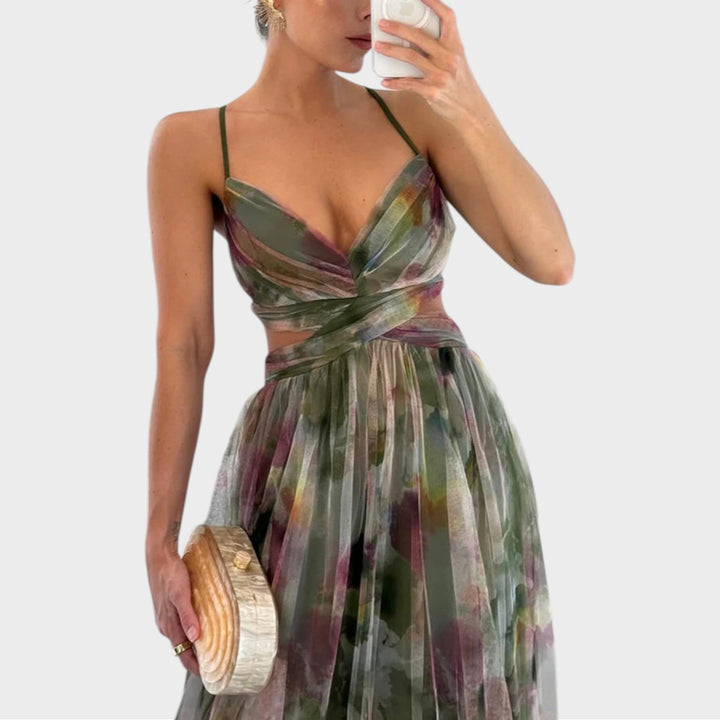 Cristina | Maxivestido floral para una elegancia sin esfuerzo