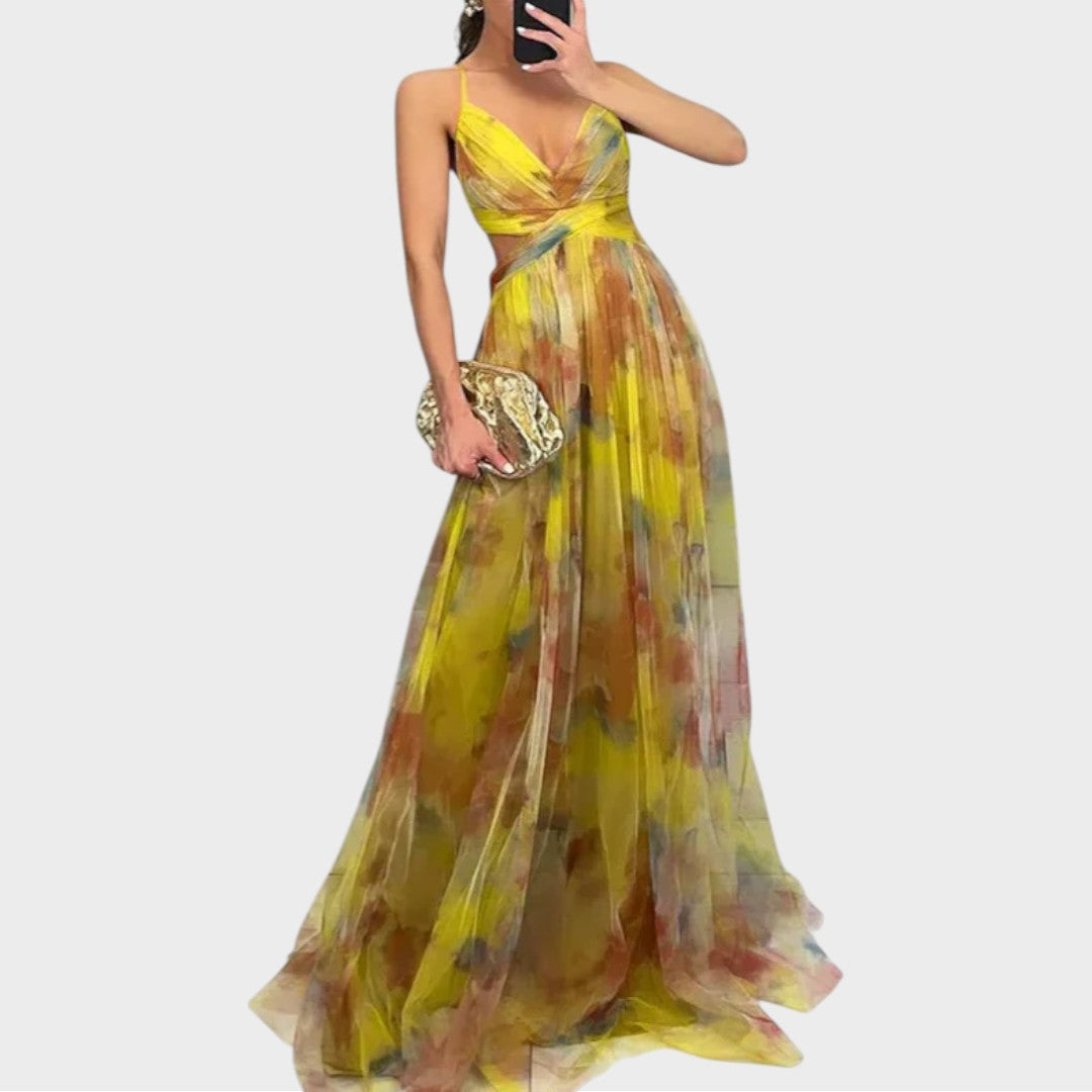 Cristina | Maxivestido floral para una elegancia sin esfuerzo
