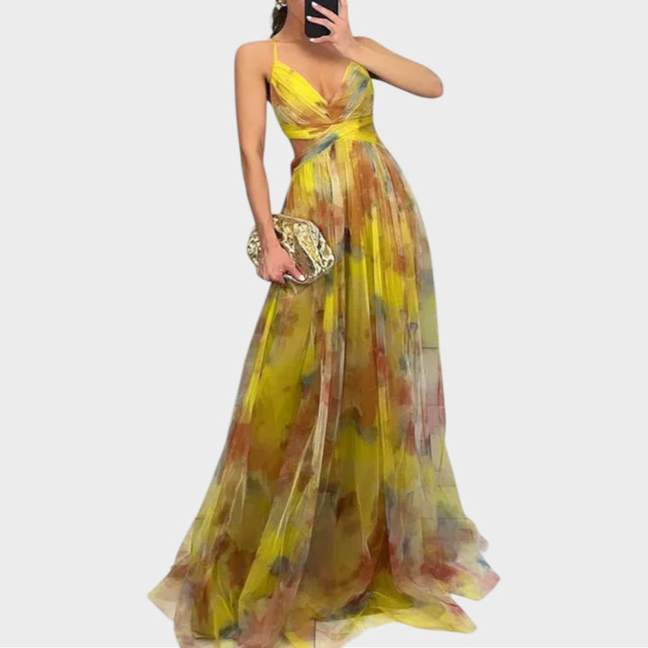 Cristina | Maxivestido floral para una elegancia sin esfuerzo