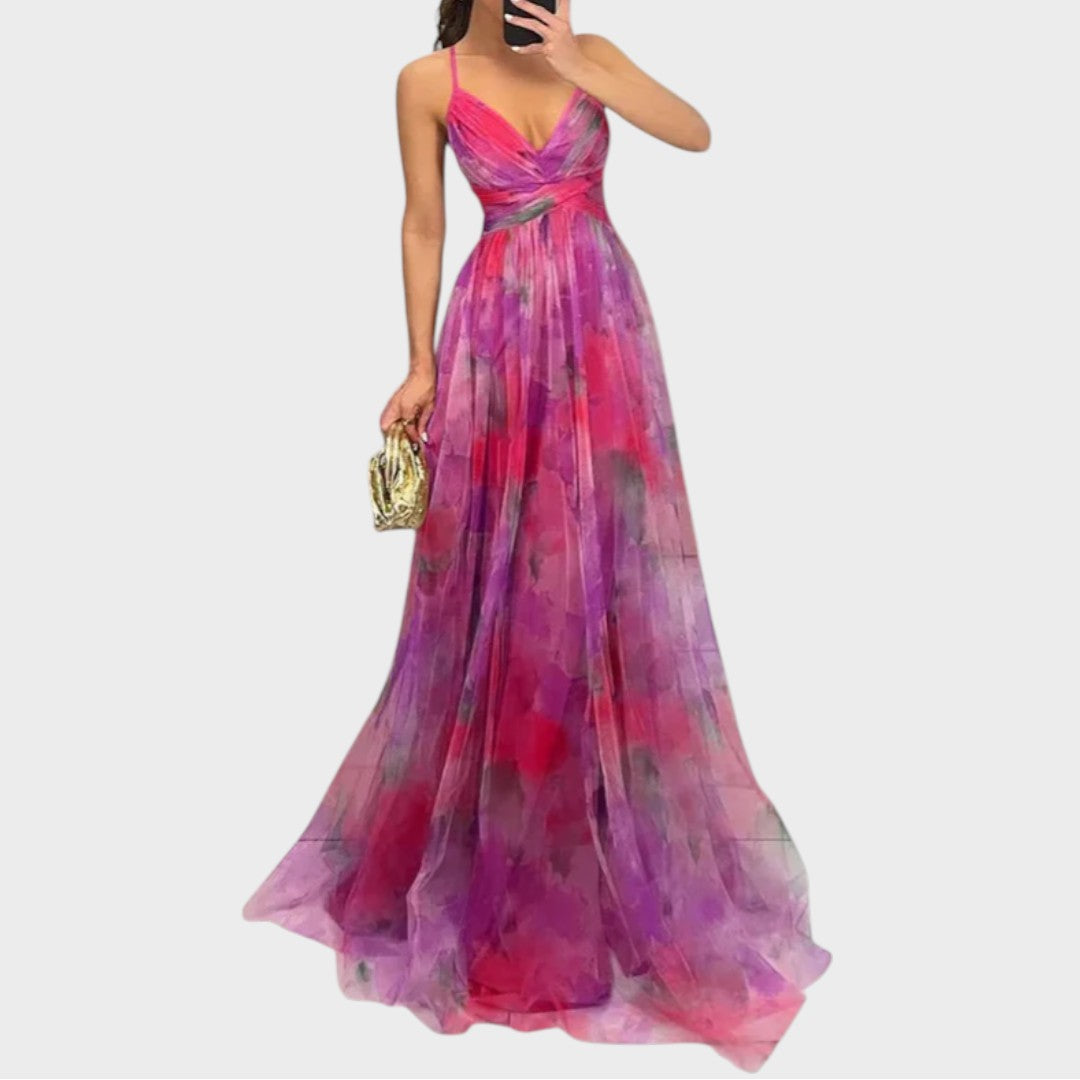 Cristina | Maxivestido floral para una elegancia sin esfuerzo