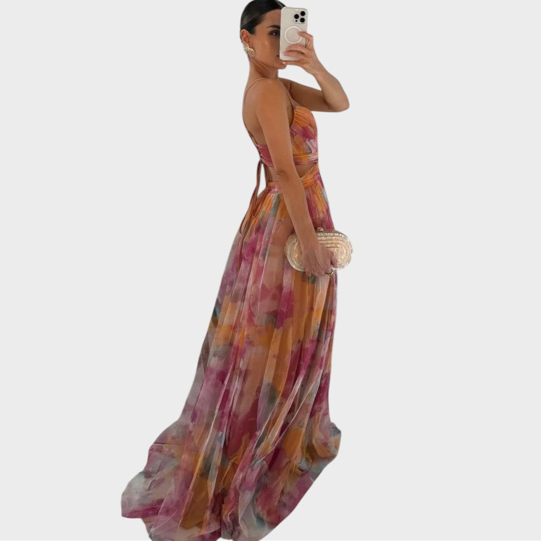 Cristina | Maxivestido floral para una elegancia sin esfuerzo