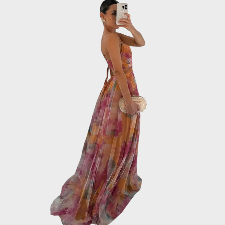 Cristina | Maxivestido floral para una elegancia sin esfuerzo