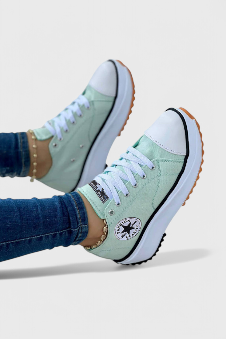 Taya Zapatillas de Lona Chunky