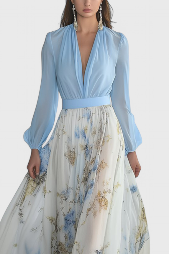 Eliane El vestido maxi de flores impresionantes