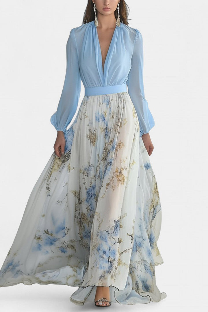 Eliane El vestido maxi de flores impresionantes
