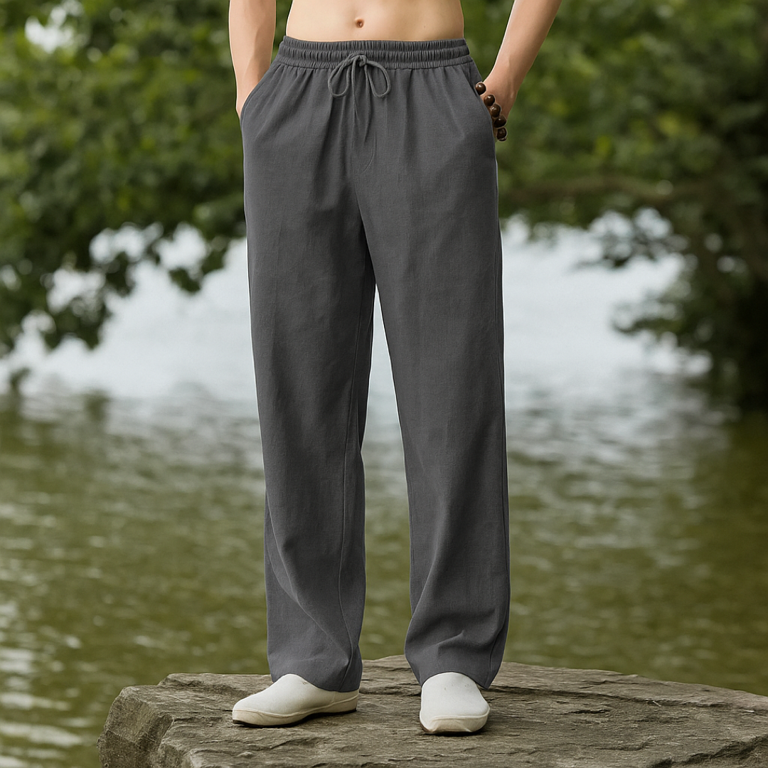 Pantalón Lino Natural