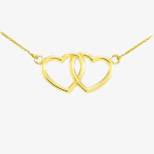 Double Heart Necklace