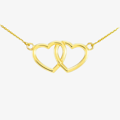 Double Heart Necklace