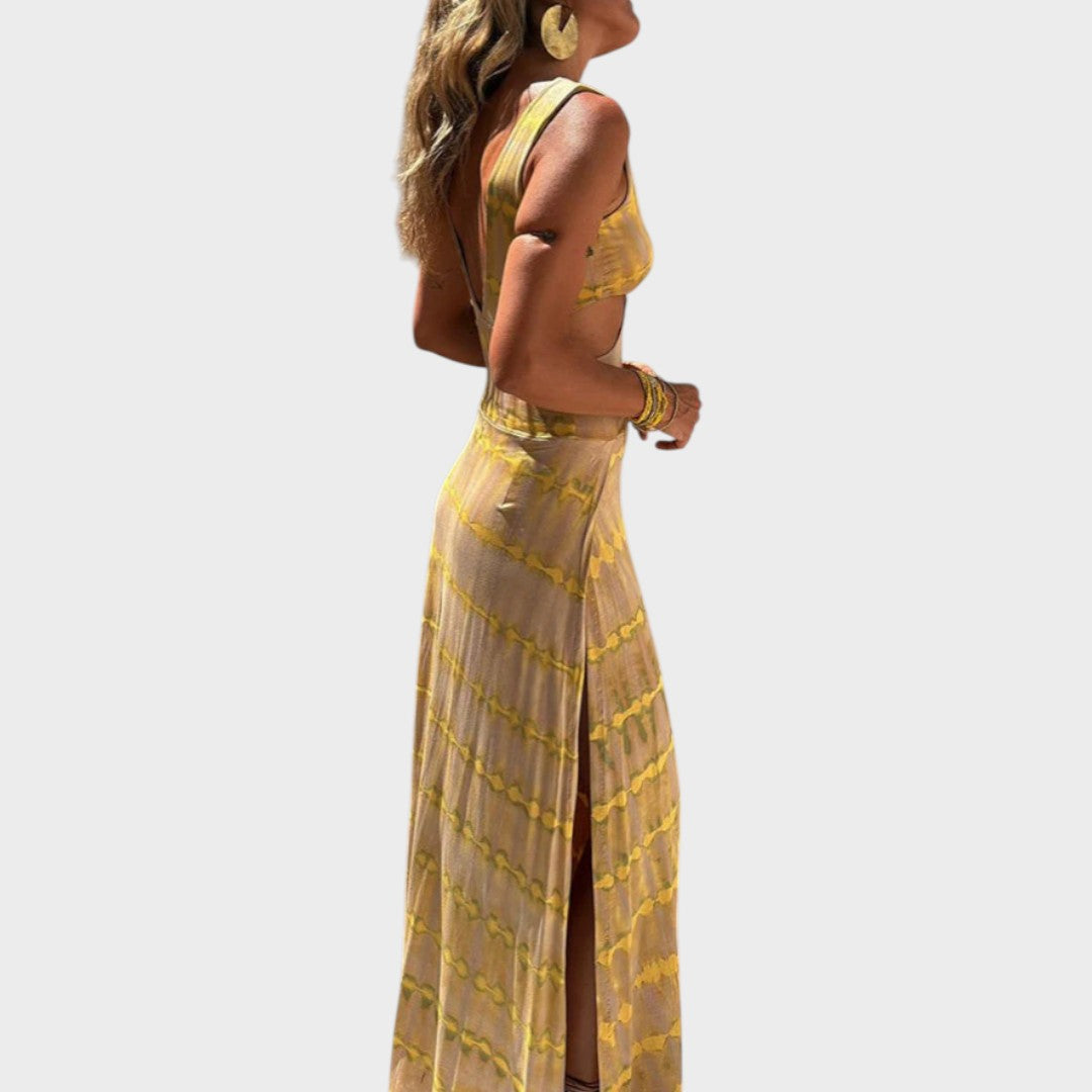 Bianca | Vestido de corte profundo