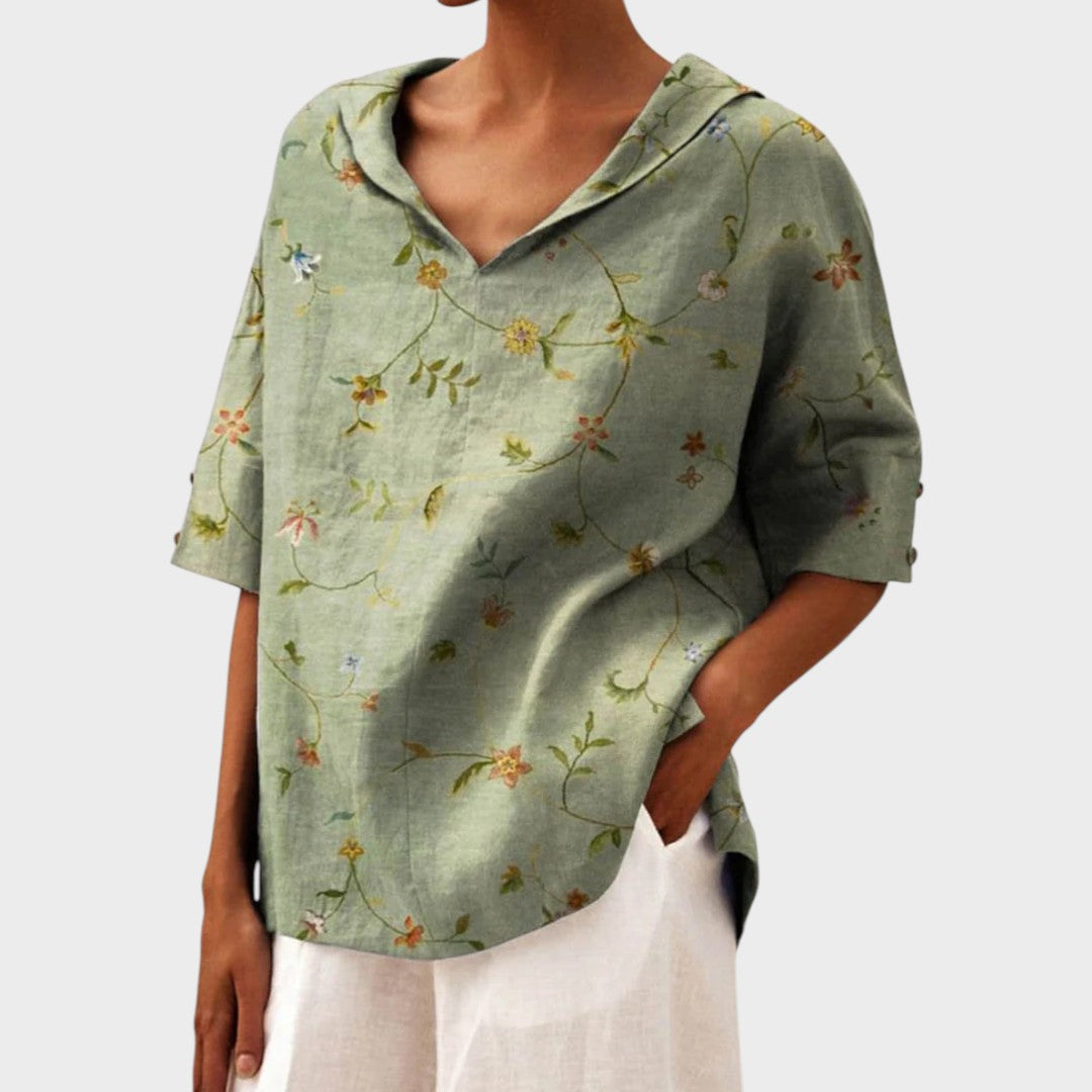 Paloma | Elegante top con escote en V