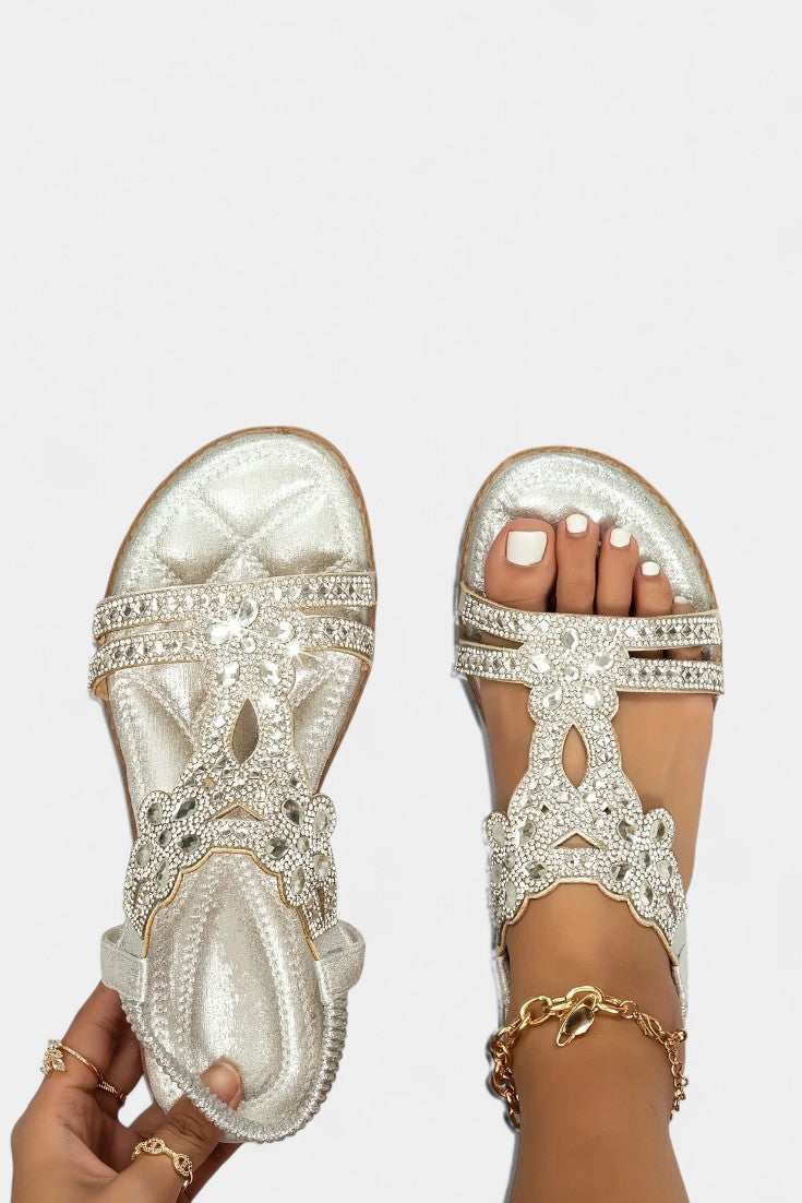 Alaya Sandalias Gladiadoras Embellecidas