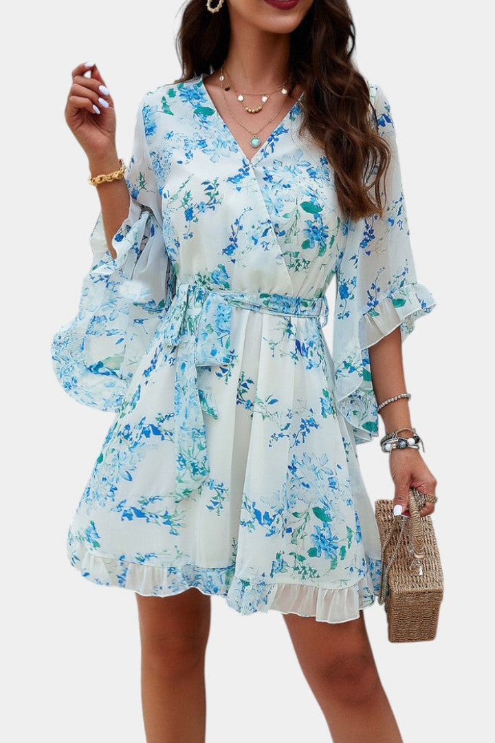 Besa Vestido Mini Floral Impreso