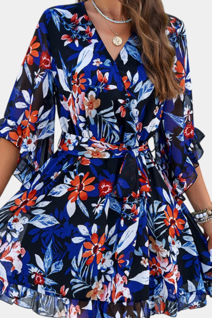 Besa Vestido Mini Floral Impreso