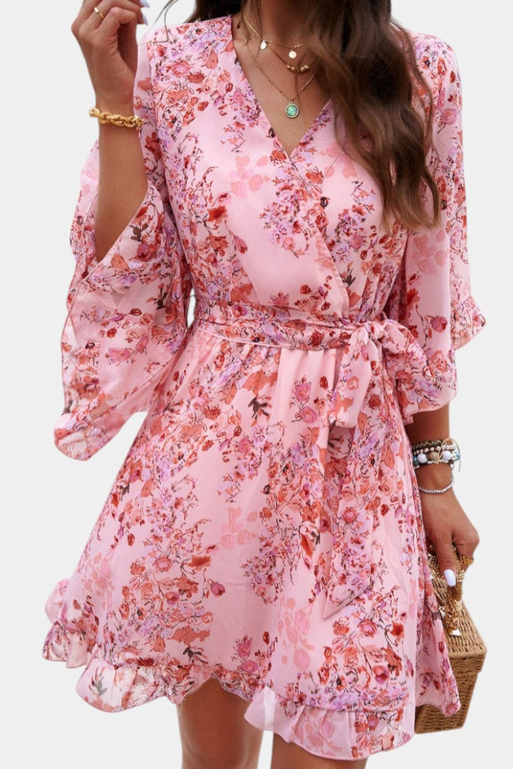 Besa Vestido Mini Floral Impreso