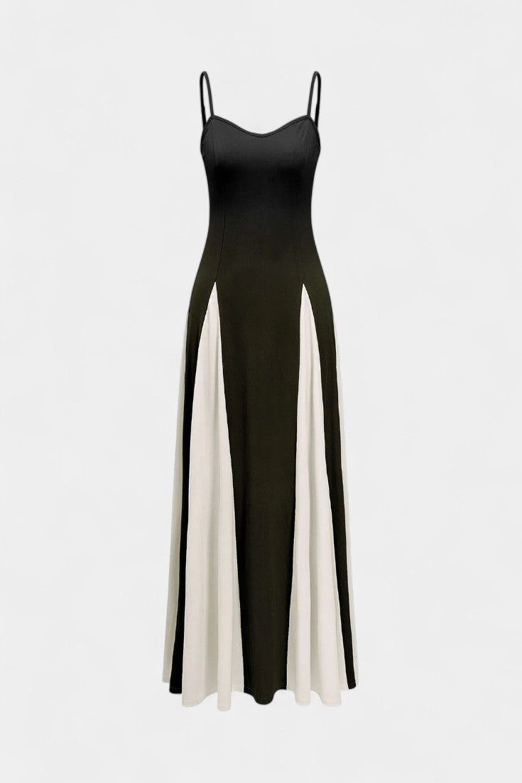 Catalina Vestido Maxi Bicolor