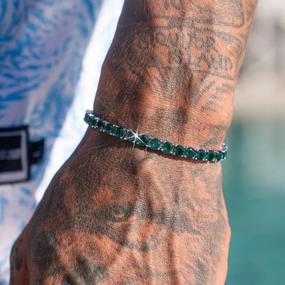 Tennis Bracelet - Green