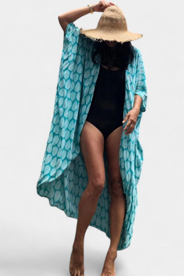 Sonia Vestido de Playa Glamuroso con Protección Solar