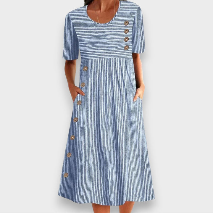 Valentina | Vestido de verano a rayas