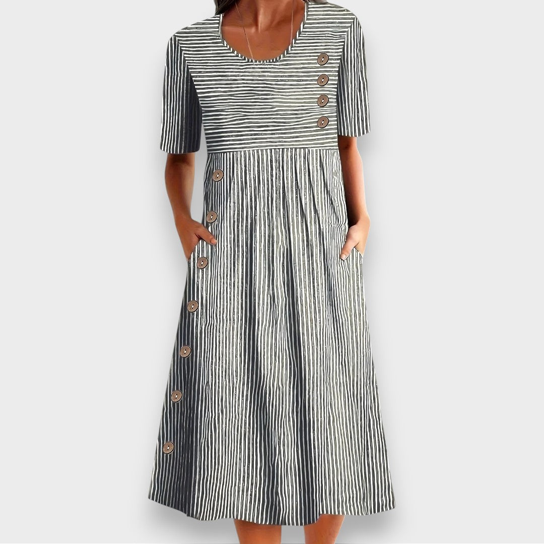 Valentina | Vestido de verano a rayas