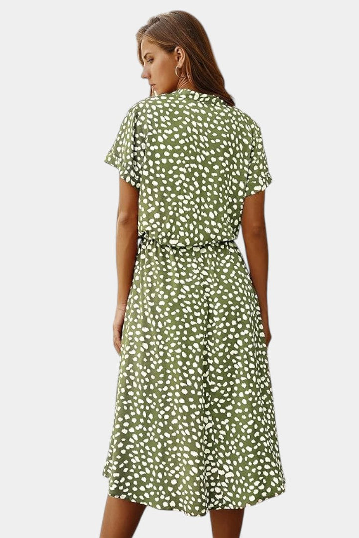 Rovena Vestido Midi de Lunares