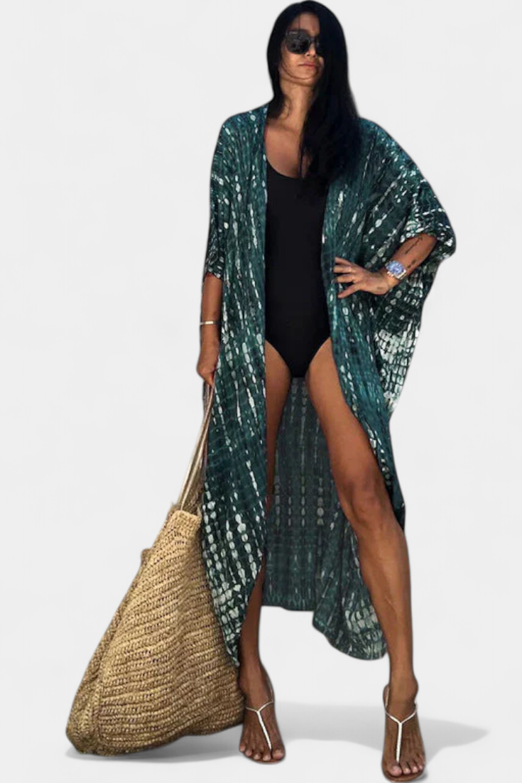 Sonia Vestido de Playa Glamuroso con Protección Solar