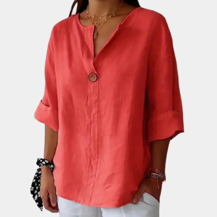 Vega | Blusa Relajada con Escote en V