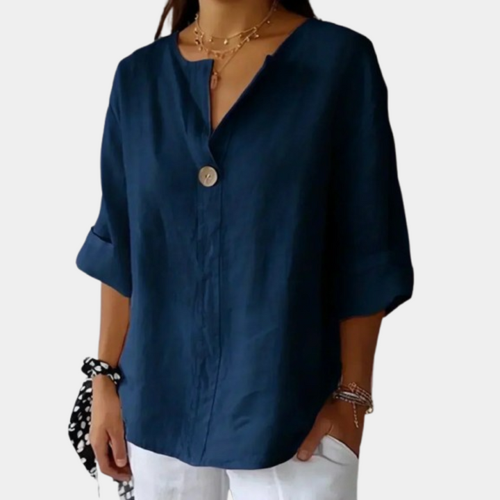 Vega | Blusa Relajada con Escote en V