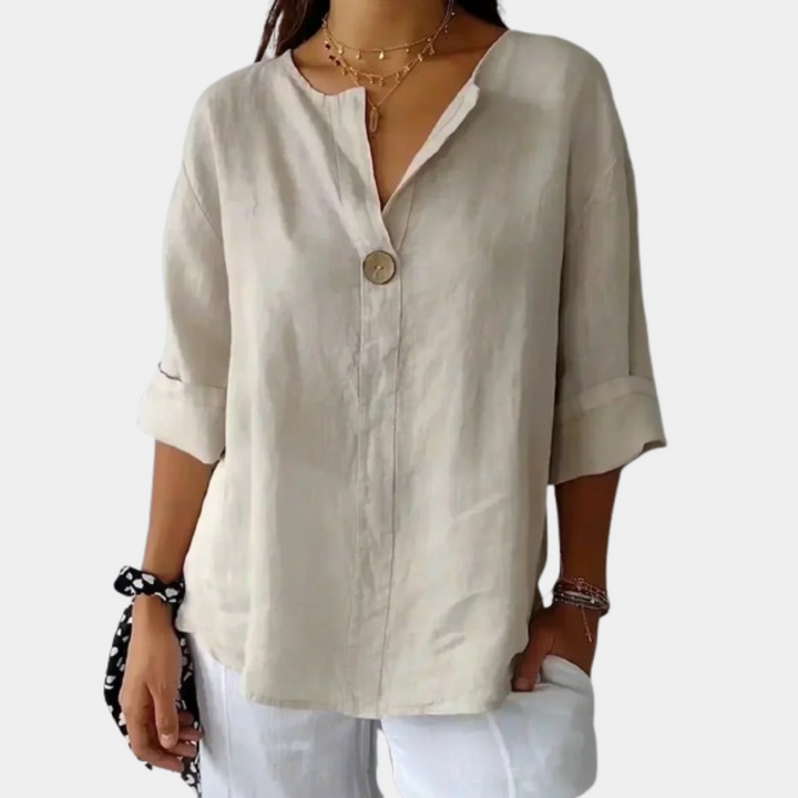 Vega | Blusa Relajada con Escote en V