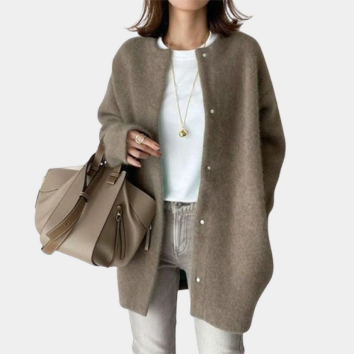 Lucrécia | Elegante chaqueta de punto de cachemira