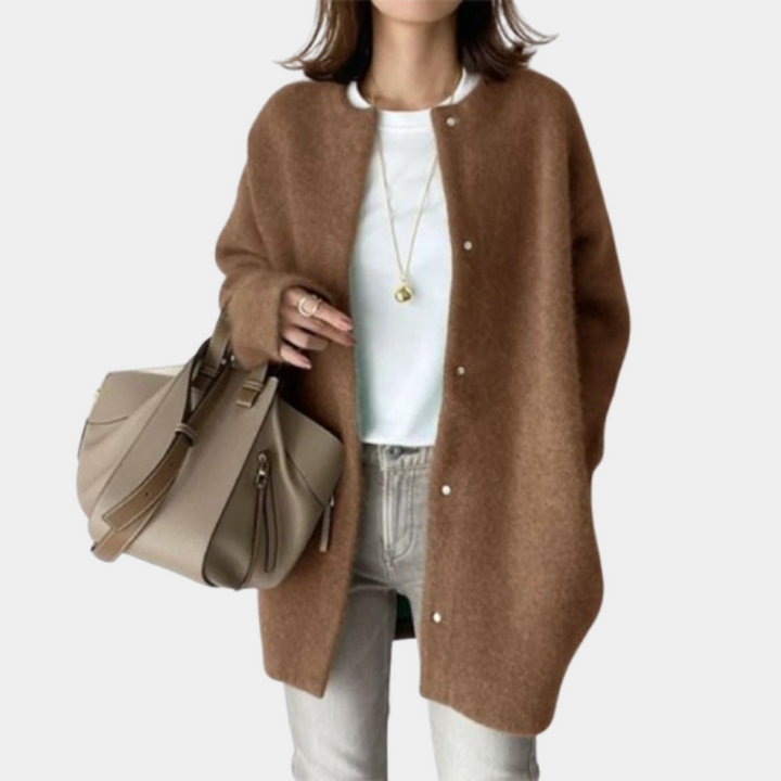 Lucrécia | Elegante chaqueta de punto de cachemira