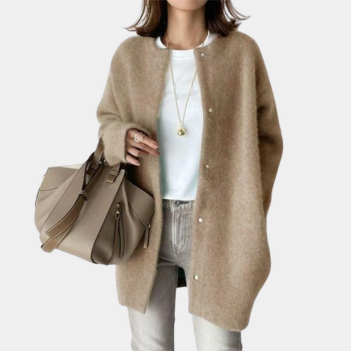 Lucrécia | Elegante chaqueta de punto de cachemira