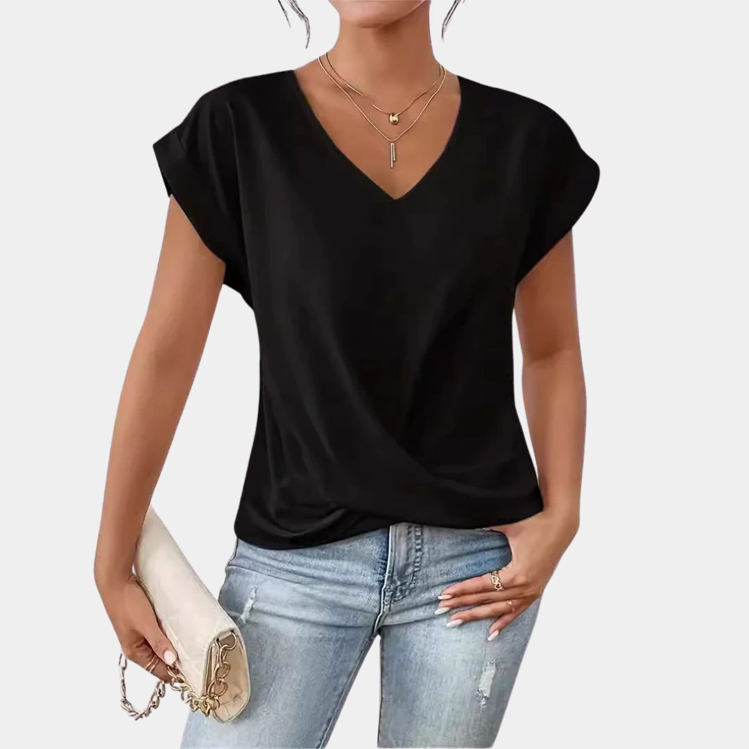 Martina | Top con cuello en V