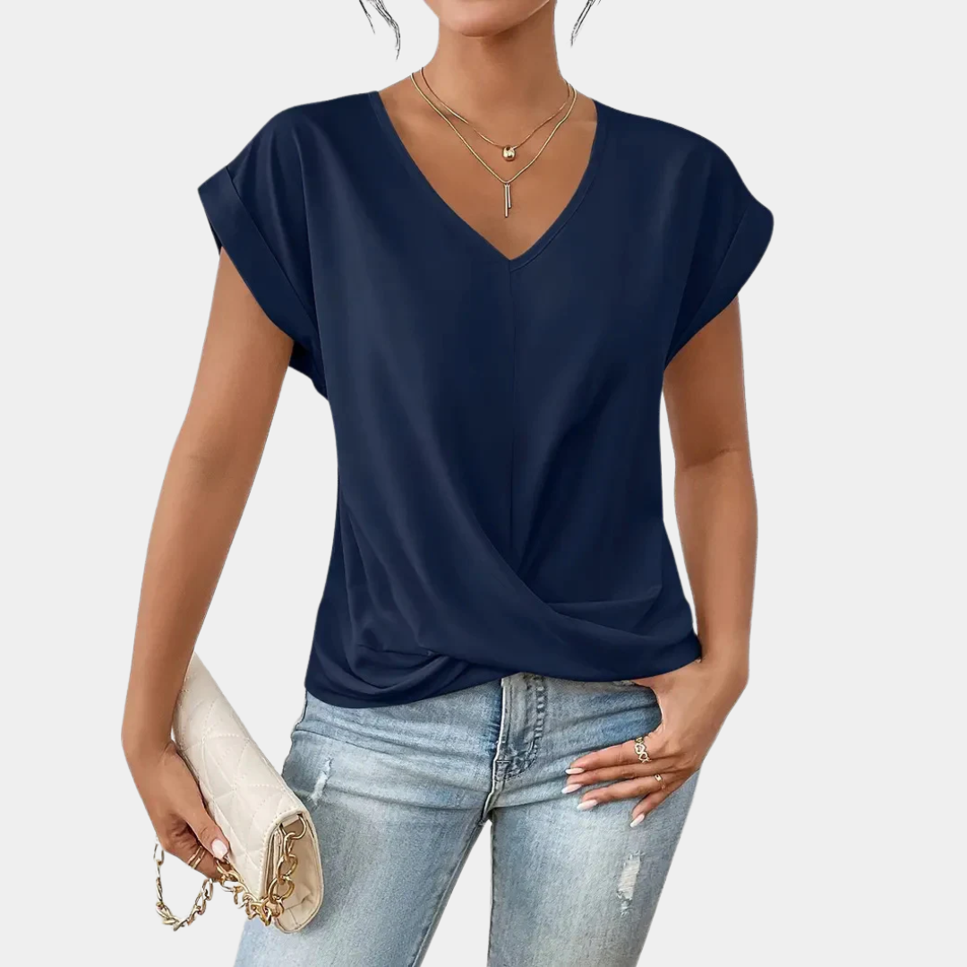Martina | Top con cuello en V