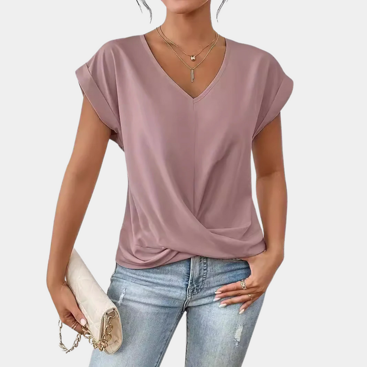 Martina | Top con cuello en V