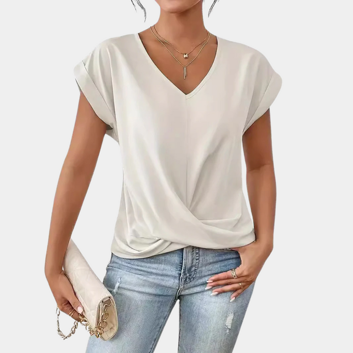 Martina | Top con cuello en V