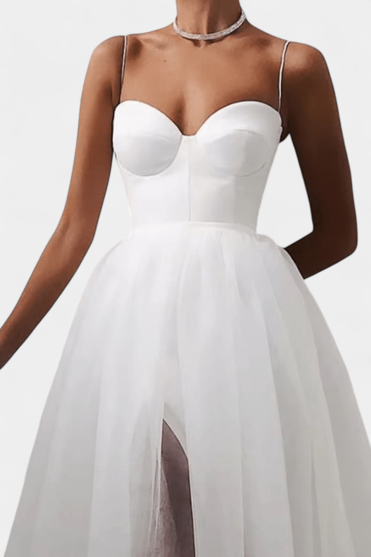 Giselle Vestido Maxi de Tul Elegante