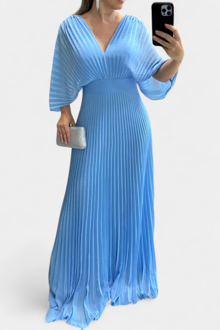 Odele Vestido Plisado Fluido y Favorecedor