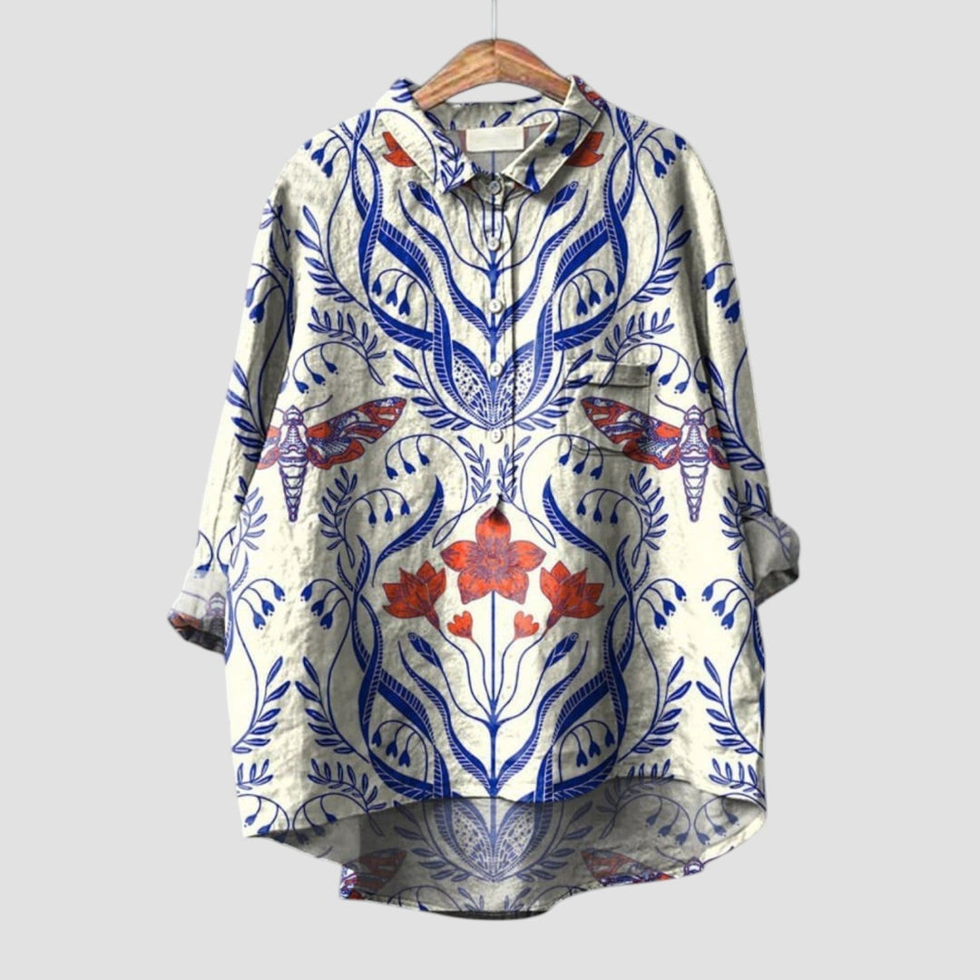 PALMIRA | Camisa oversize con diseño canino