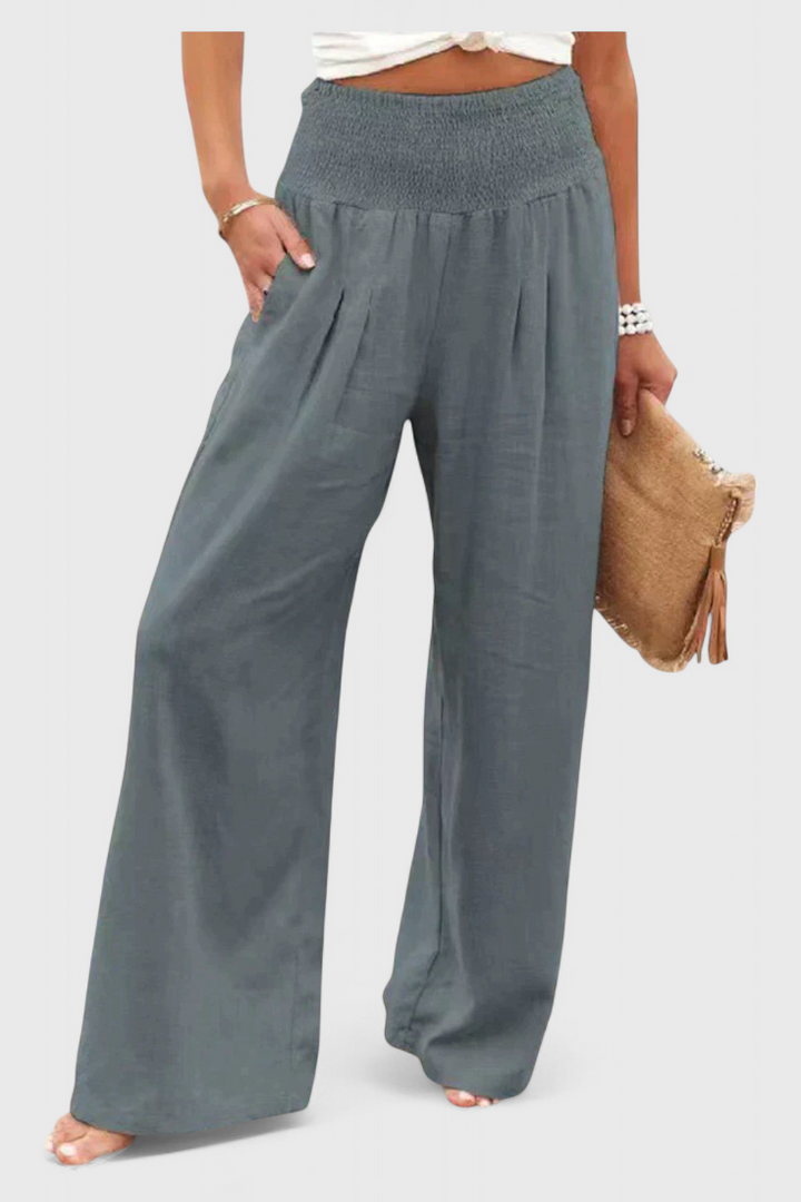 Alexia Pantalón Elegante de Corte Fluido