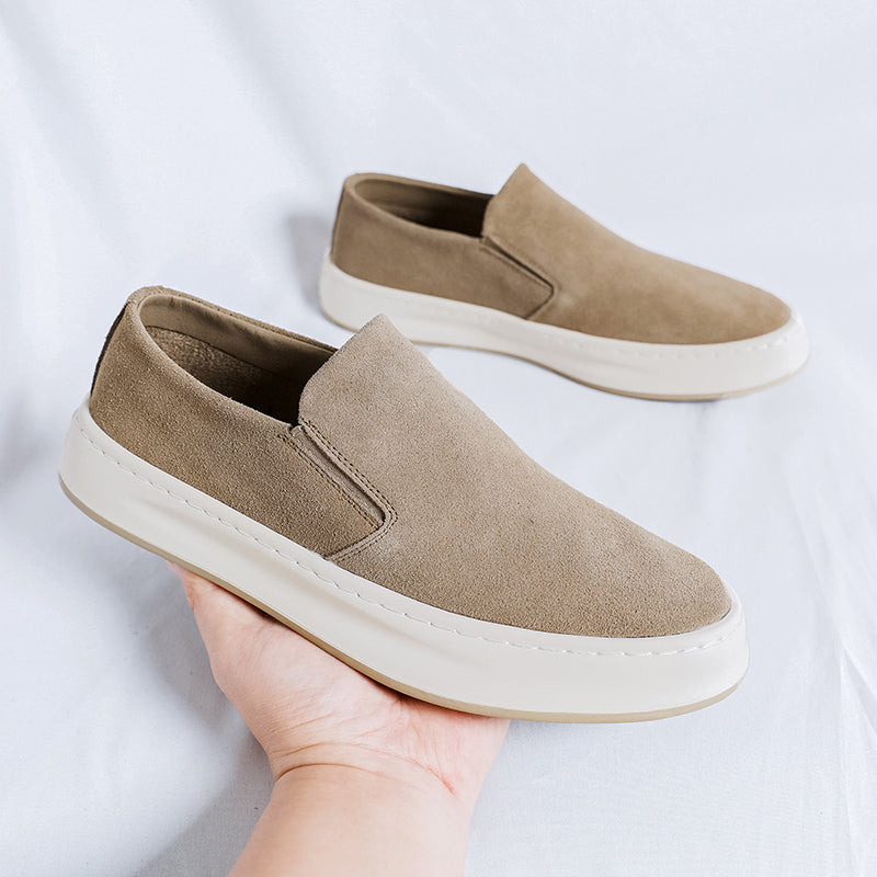Mocasines Cómodos De Ante